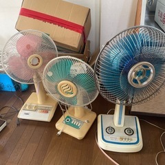 ㉑レトロ　扇風機の画像