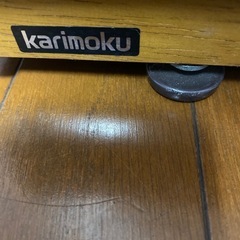 家具調レンジ台（カリモク）の画像