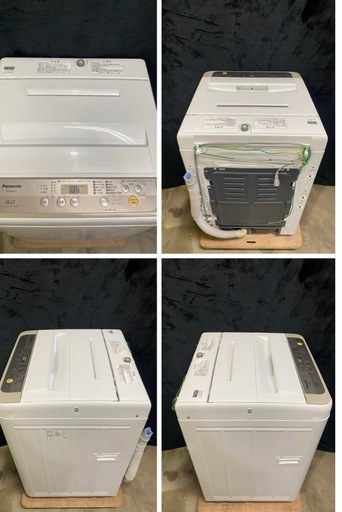 【成約済み】Panasonic全自動電気洗濯機6.0kg 2017年製NA-F60B11