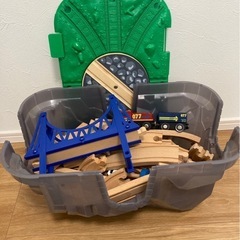 木製レール、木のおもちゃ 木のレール 汽車 電車