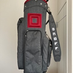 美品　ONOFF オノフ キャディバッグ 杢 （モク） グレー