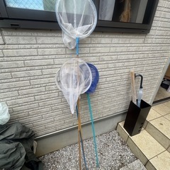 虫取り網4本　　　タモ2本