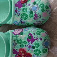 クロックス(crocs)／キッズサンダル／c12(18.5cm)の画像