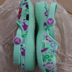 クロックス(crocs)／キッズサンダル／c12(18.5cm)の画像