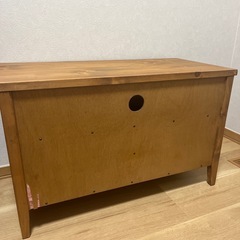 木製テレビ台の画像