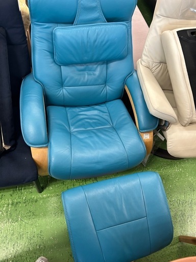 リクライニングチェアー　Fjords オットマン付き