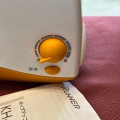 K2506-164 hiromichi nakano × TWINBIRD ポップアップトースター 年式表記なし RUNNER KH-5006 取説付き キズ汚れ有りの画像