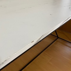 美品）横140 縦75 北欧家具 ロング ダイニング テーブル　の画像