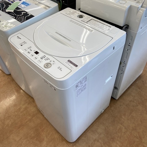 SHARP  全自動洗濯機　2024年製　5.5kg