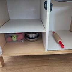 期間限定値下げ中　IKEA　おままごとキッチンの画像