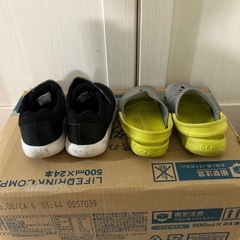 靴　シューズ　子ども　クロックスの画像