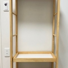 子ども用　木製ハンガーラック