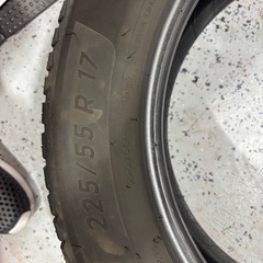 オールシーズンタイヤ　5部山　MINI BMW 作業代込み　2本　MICHELIN (ミシュラン) CROSSCLIMATE 2 225/55R17 97Y ZP の画像