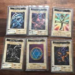 当時物バンダイ版遊戯王カードダスキラカード6種類