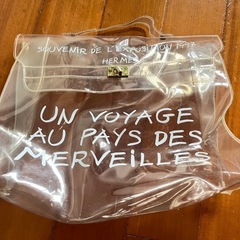 正規品　HERMES エルメス　ケリー　透明　クリア　バッグ　