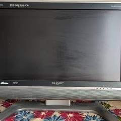SHARP AQUOS 液晶テレビ26インチ2008年製