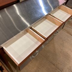 【愛品館 市原店】ステンレス天板キッチンカウンターの画像