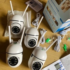 【4台セット】防犯カメラ 2K 200万画素 1080P FHD...