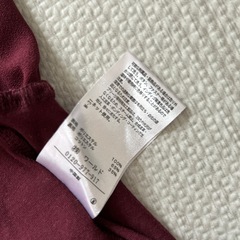 index ノースリーブシャツ　sサイズ　ワイン　赤　レッド　スーツの画像