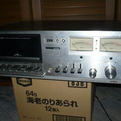 AIWA　昭和のカセットデッキの画像