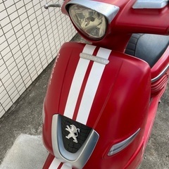 プジョー Peugeot ジャンゴ50 Django50 希少 レッド 原付の画像