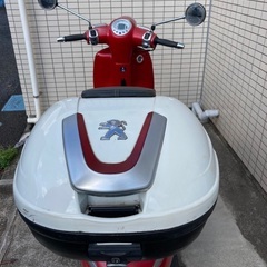 プジョー Peugeot ジャンゴ50 Django50 希少 レッド 原付の画像