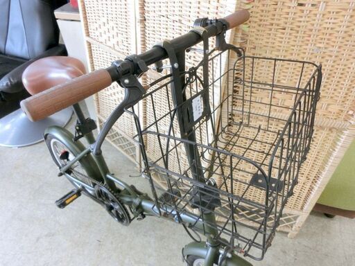 折りたたみ自転車 16インチ グリーン系カーキ 折り畳み自転車 札幌 西区 西野店