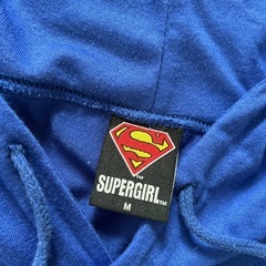 supergirl スーパーマン　シャツ　パーカー　半袖　青の画像