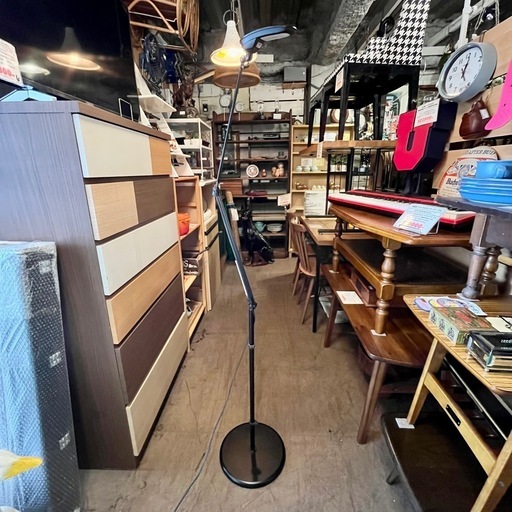 スワン電機 スタンドライト フロアライト LEDライト 調光ライト 調整可能ライト 間接照明 デスクライト ブラックライト おしゃれ照明 ミニマル照明 北欧風ライト モダン照明 インテリア照明 読書灯 作業灯 中古照明 中古家電