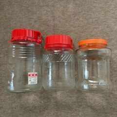 梅酒／果実酒など漬ける瓶 (日本製)の画像