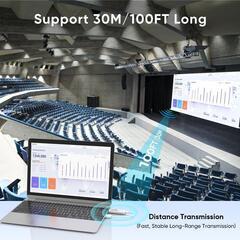 ワイヤレスHDMI無線化 HDMI ワイヤレス送受信機セット28m安定転送距離の画像