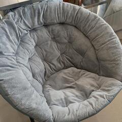 0615-173 コストコ　折りたたみ　ソーサーチェアの画像