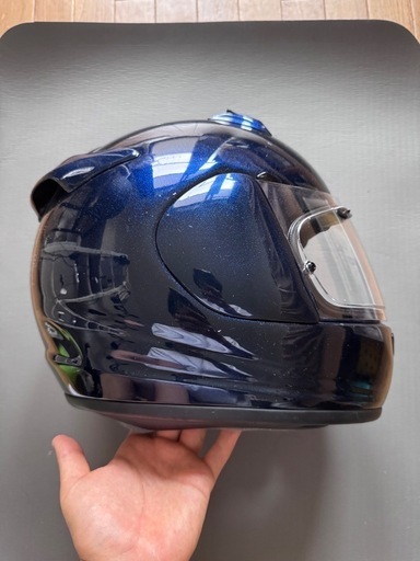 Arai SNELL QUANTUM-J グラスブルー／サイズⅢ-10mm（M:57-58cm