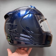 Arai SNELL QUANTUM-J グラスブルー／サイズⅢ-10mm（M:57-58cm／L:59-60cm）の画像
