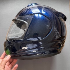 Arai SNELL QUANTUM-J グラスブルー／サイズⅢ-10mm（M:57-58cm／L:59-60cm）の画像