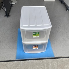 決まりました。アイリス2個セット　収納ケース　プラケース　衣装ケ...