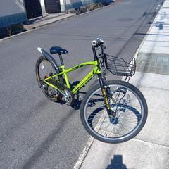 小学生　自転車　24インチ　LEDオートライトの画像