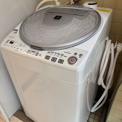 シャープ縦型洗濯機　8kg  ES-TX810 2012年製
