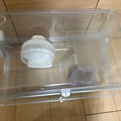 グラスハーモニー450 ハムスターケージ ハムスターの飼育本付きの画像