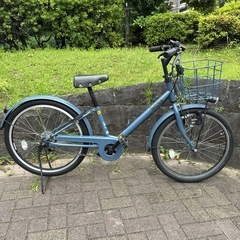 ビッケJ 22インチブリヂストン子供用自転車ブルー (Harenohi