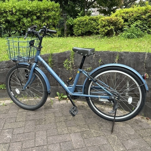 ビッケJ 22インチ　ブリヂストン　子供用自転車　ブルー　