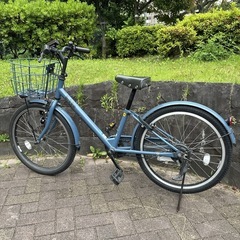 ビッケJ 22インチ　ブリヂストン　子供用自転車　ブルー　の画像