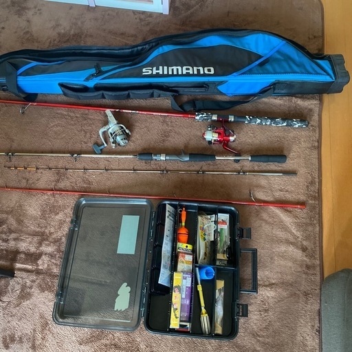 釣り用品　釣具　いろいろまとめ売り　釣竿　釣り竿
