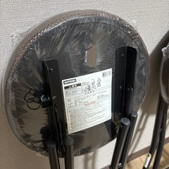 新品未使用❗️ニトリ 折りたたみ椅子 2脚の画像