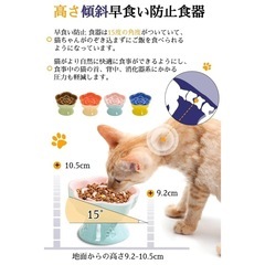 ペット 早食い防止 フードボウル 陶器 新品未使用の画像
