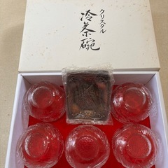 透明カップ　冷茶碗5個の画像
