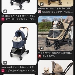 ワンちゃん用のカートを探しています🦮