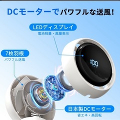 【新品未使用品】扇風機 卓上 サーキュレーター首振り dcモーター超強風 扇風機 120°自動首振り 回転送風 3モード&5段階風速 空気循環 リモコン操作 上下左右首振り超軽量 タイマー 静音 省エネ  猛暑 換気 衣類乾燥 梅雨 小型扇風機 卓上扇風機の画像
