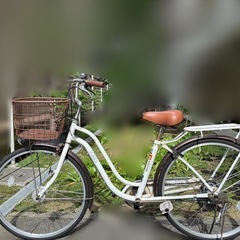 格安SALEスタート!の商品をすべて ママチャリ 自転車 変速付き 白 天満橋のその他の中古 (nana) 自転車本体