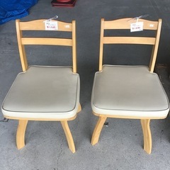 残り1台！※1台当たりの価格です　回転式　ダイニングチェア　椅子　中古品　在庫2台ありの画像